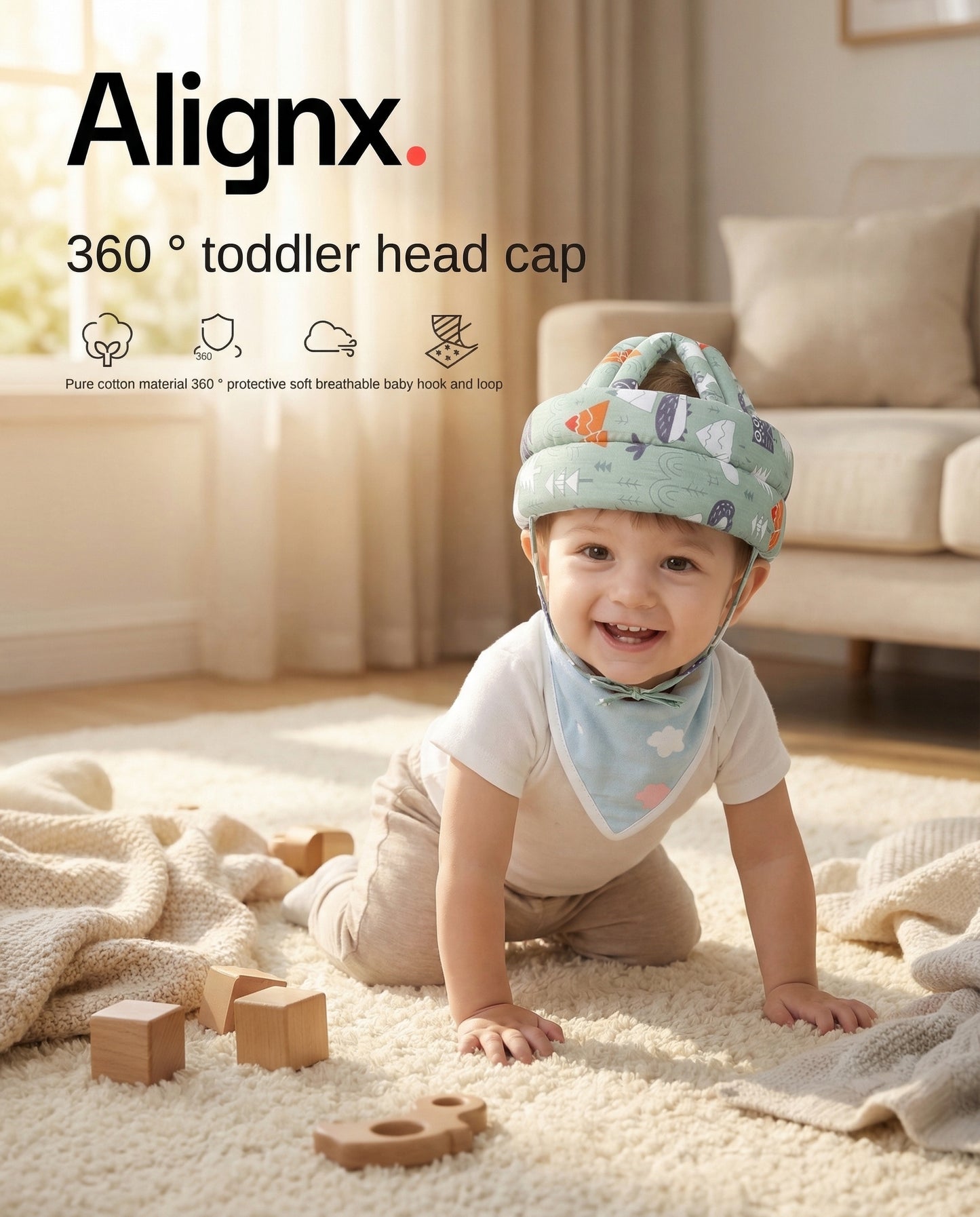 AlignX - Baby Safety Helmet Head Protector