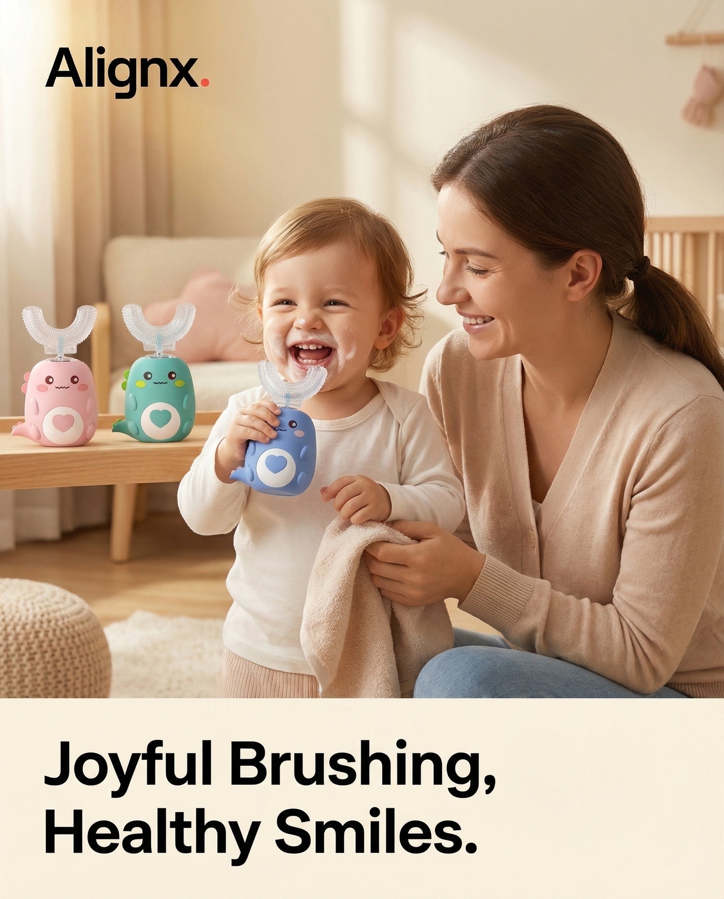AlignX - Children 360 Degrees Smart Toothbrush
